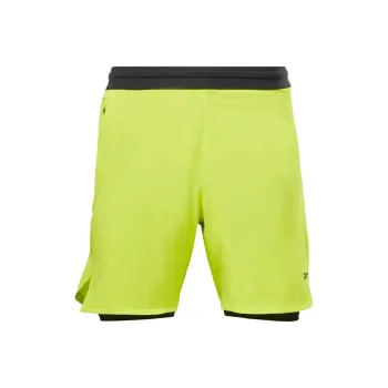 Reebok SPEED 3.0 TWO-IN-ONE SHORTS Sports Shorts Men's Yellow
