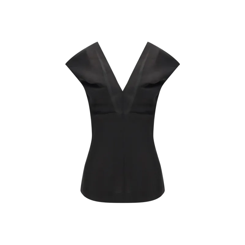 KHAITE Ami Silk Blouse-0