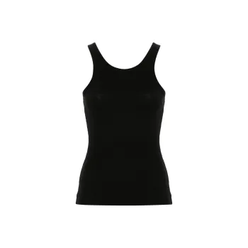 NANUSHKA Ribbed Cotton blend Tank Top