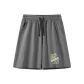 Gray (M Smile Label Pants Center Logo)