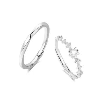 BLANK IN BLANK Sterling Silver Rings Unisex