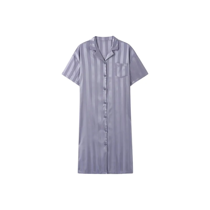 MIIOW Nightgown Women's Silver Gray-0