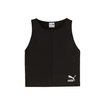 PUMA Wardrobe Essentials Women's Ribbed Crop Top