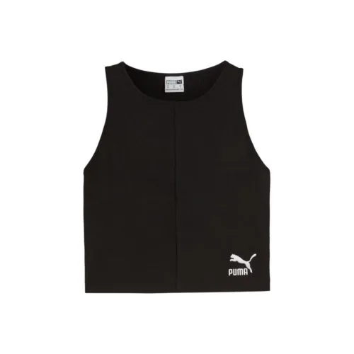PUMA Wardrobe Essentials Women's Ribbed Crop Top