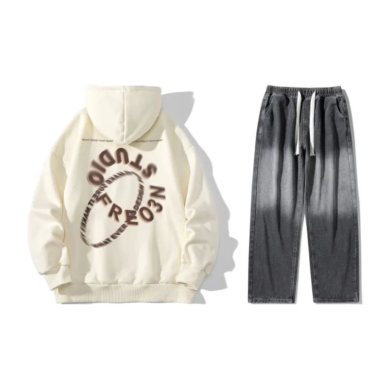 FREO3N Sweatshirt Sets Unisex-20
