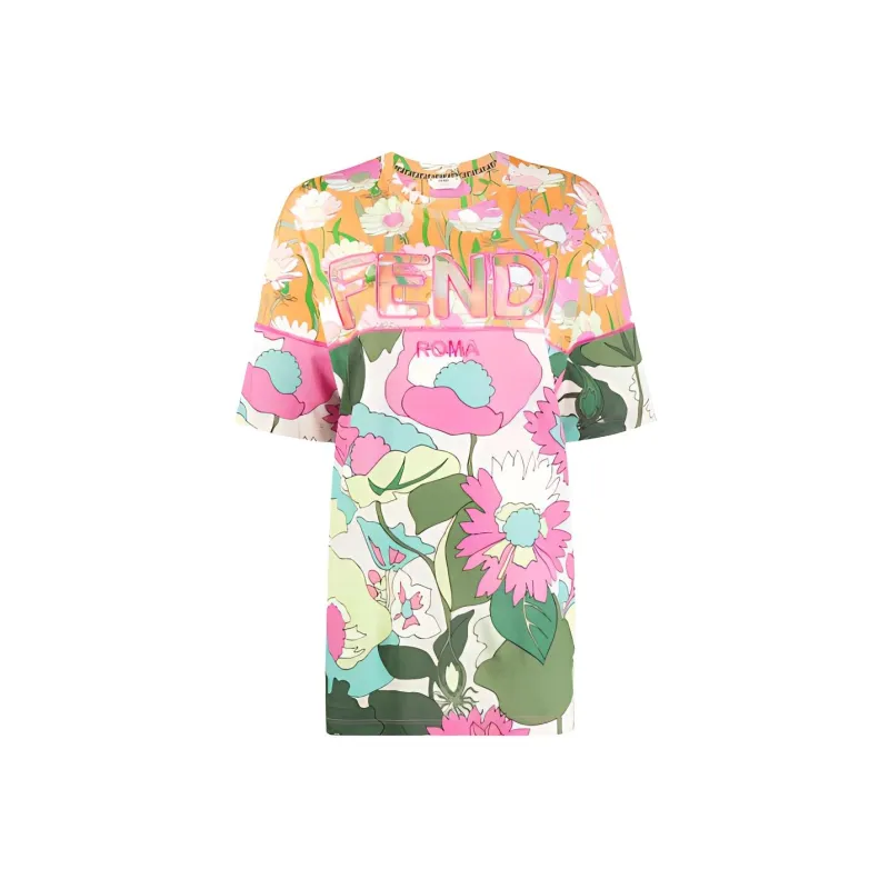 FENDI T-Shirts Women's Multicolor-0