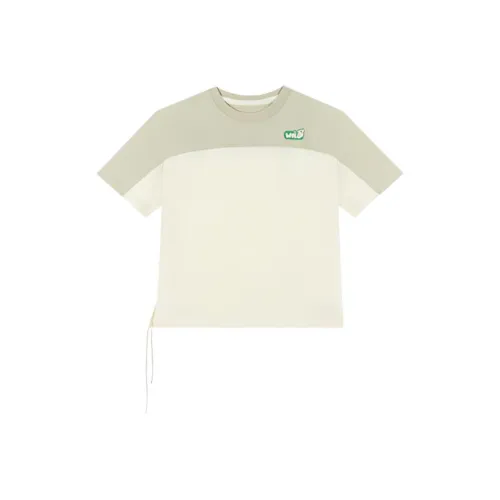361° T Shirt Women's Laurel Leaf Gray Green/Sand Brown White