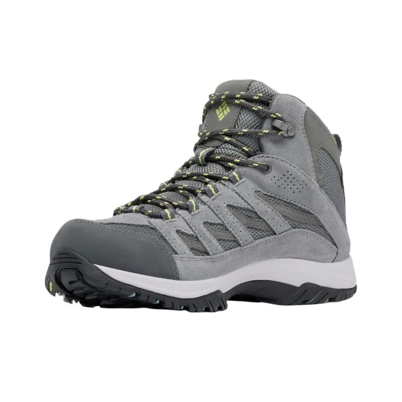 Columbia Crestwood Anti Slip Wear Resistant Mid Top Outdoor Shoes Men's Gray-2
