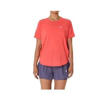 Asics ROAD SS Regular T Shirt Women's Coral Reef