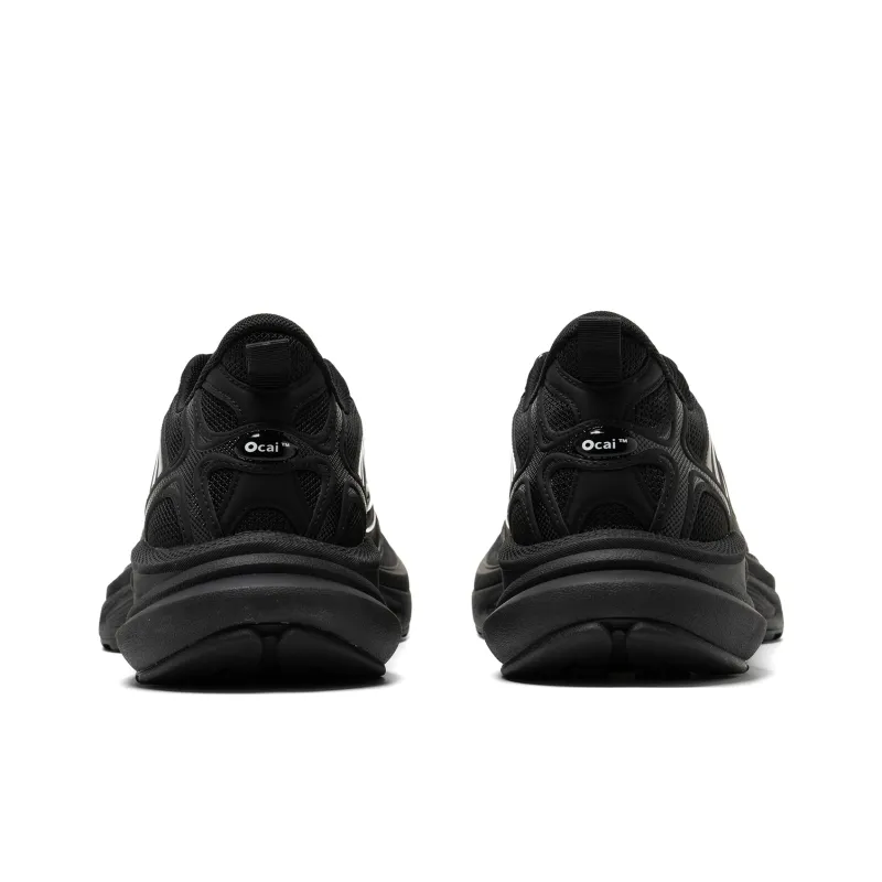 Ocai Slip Resistant And Abrasion Resistant Coverage Low Top Casual Running Shoes Unisex Black Warrior-3