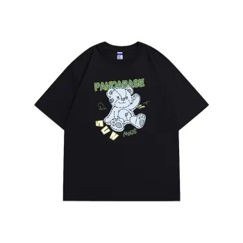 PANDA BASE Drop Shoulder Sleeve T Shirt Unisex