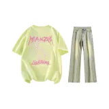 Lime Green+Yellow Mud Jeans