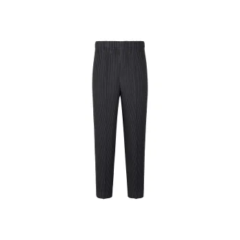 Homme Plissé Issey Miyake FW24 Casual Pants Men's Black