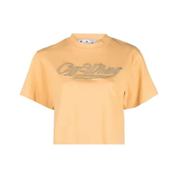 OFF WHITE Crop Tops Women's Yellow