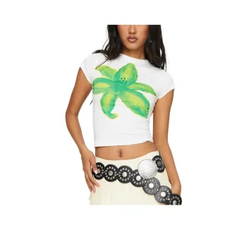PRINCESS POLLY T-Shirt Women's WHITE/White