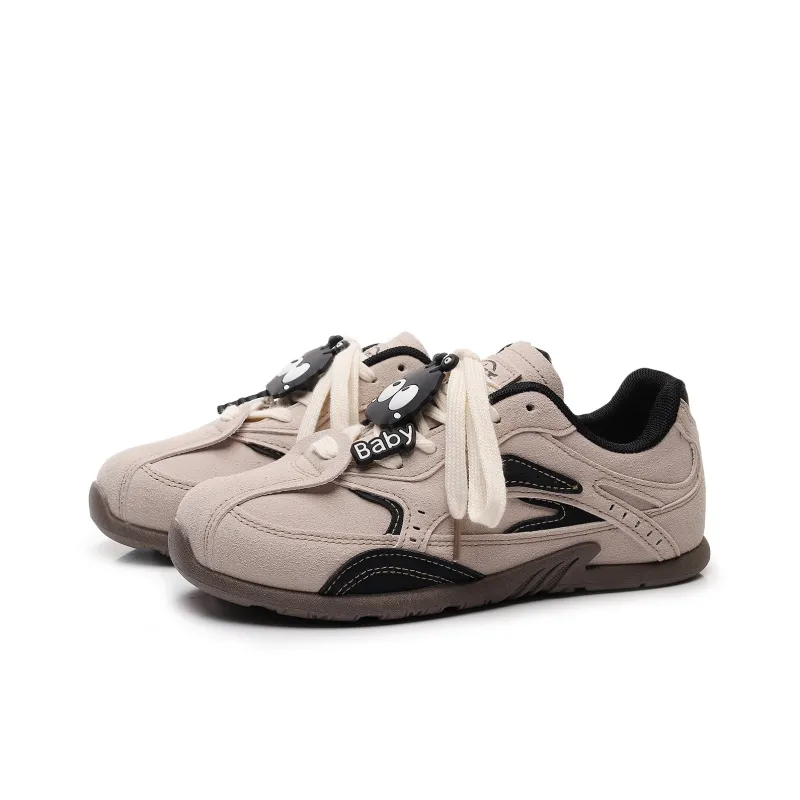 Feiyue Girly Heart Series Slip Resistant, Balance, Lightweight Low Top Casual Shoes Women's Beige-1
