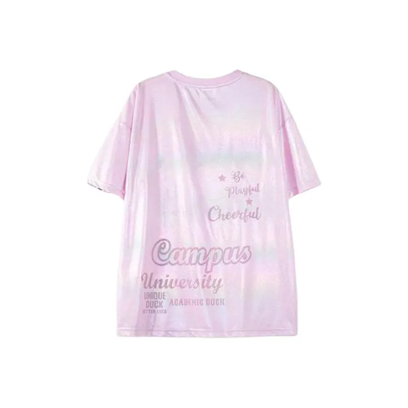 B.Duck T Shirts Women's Pink-1