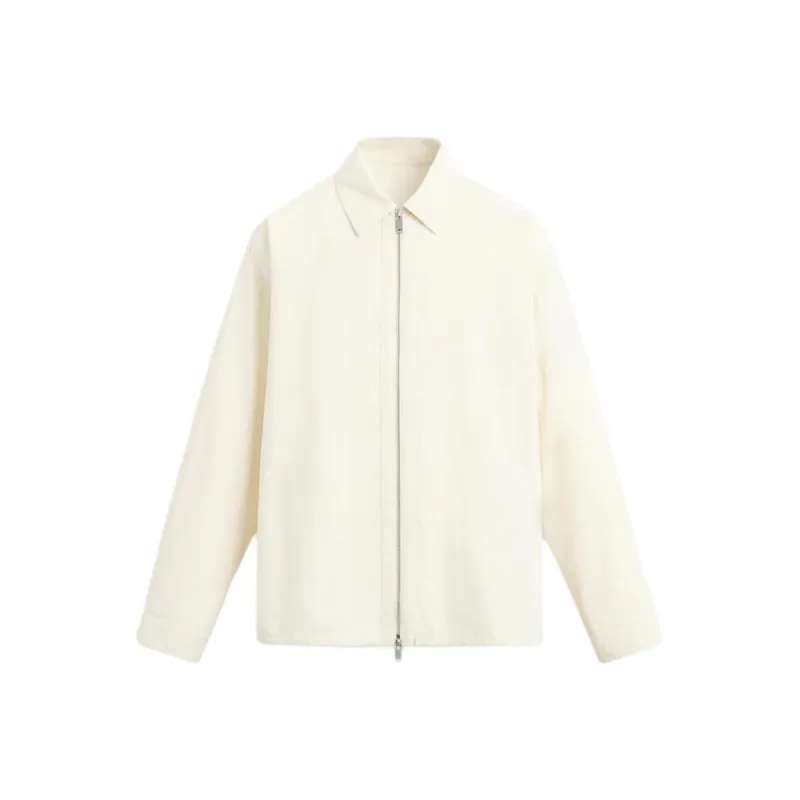ZARA Jackets & Coats Men's Raw White-0
