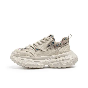 AD Height Increasing Abrasion Resistant Low Top Chunky Sneakers Men's