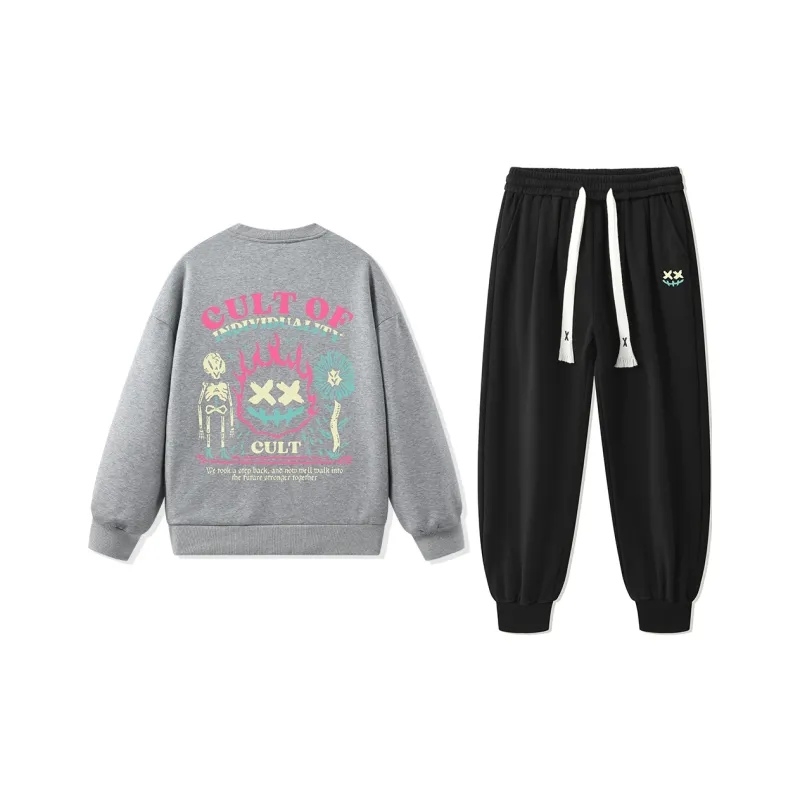 CULT OF INDIVIDUALITY Sweatshirt Sets Unisex-19