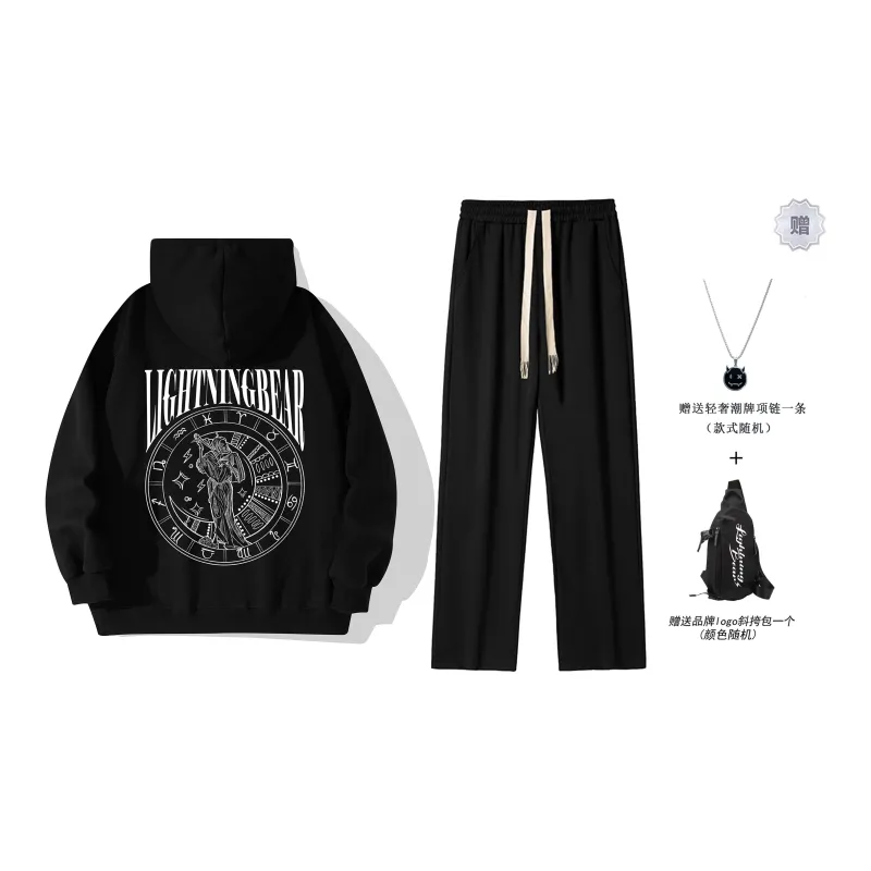 LIGHTNING BEAR Sweatshirt Sets Unisex-0