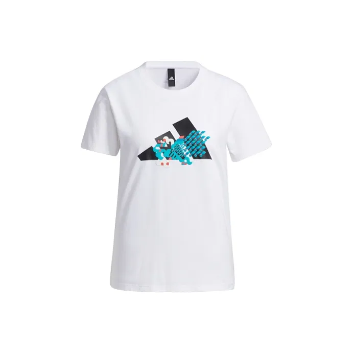 Adidas CNY Collection Set in Sleeve T Shirt Women's White-0