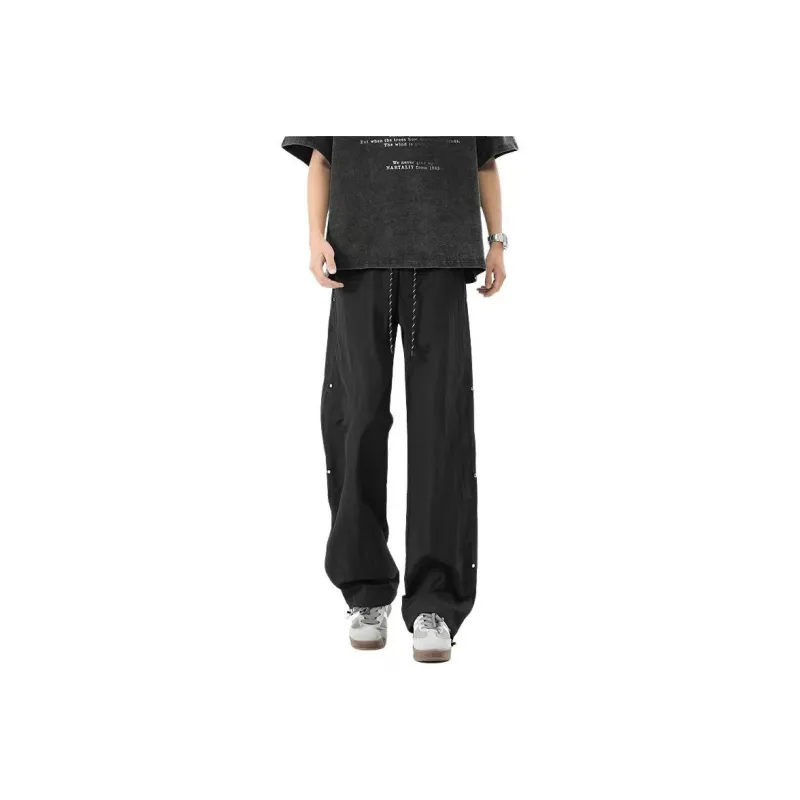 NOME Everyday Commute Minimalist Style Fashion Wide Leg Casual Pants Unisex-0