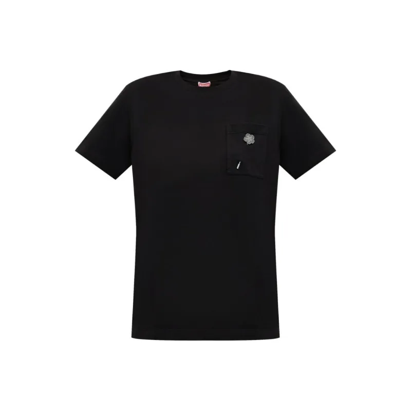 KENZO Boke Flower Embroidered Loose T Shirt-0