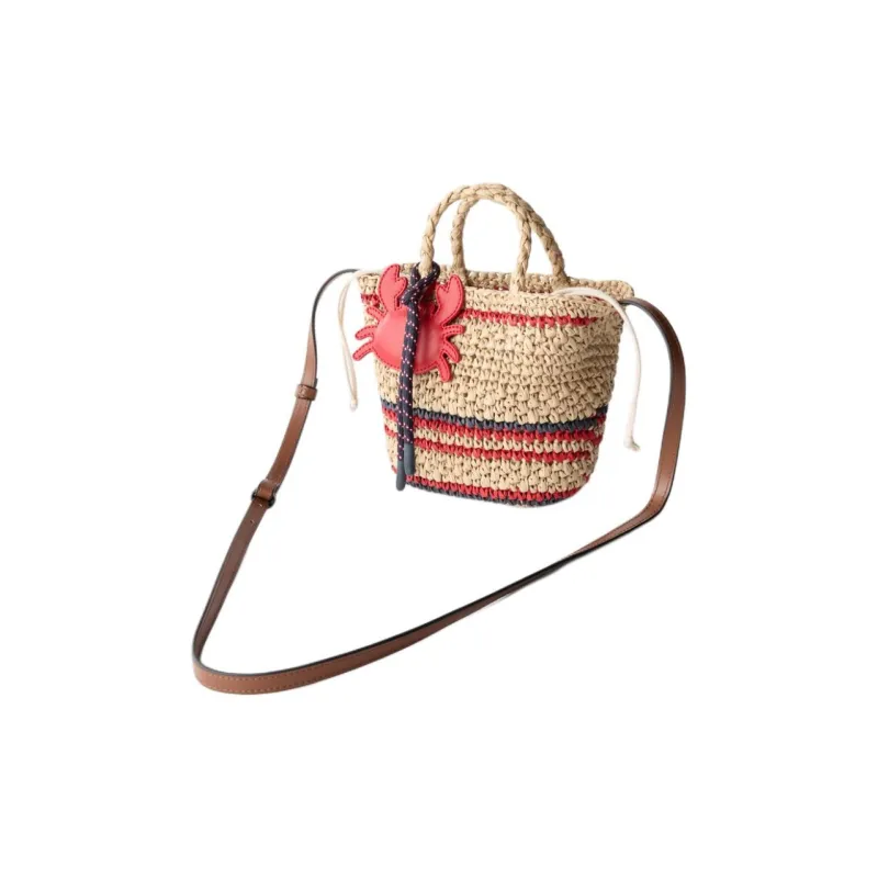 ZARA Cellulose Material Tote Bag, Shopping Bag, Shoulder Bag, Handbag Kids' Light Beige Yellow-1