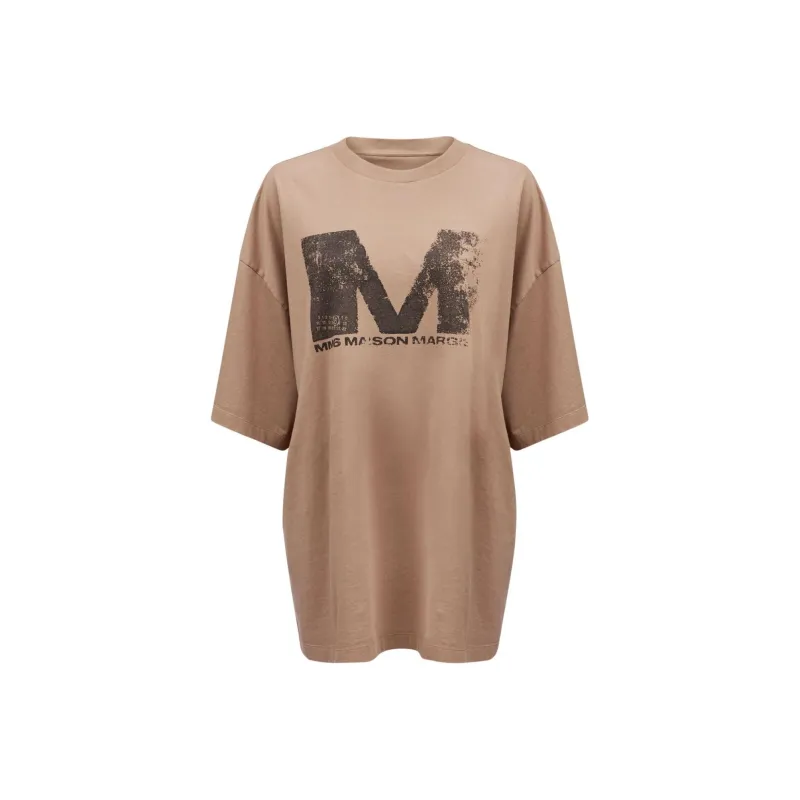 MM6 Maison Margiela Newspaper Printed T Shirt-0