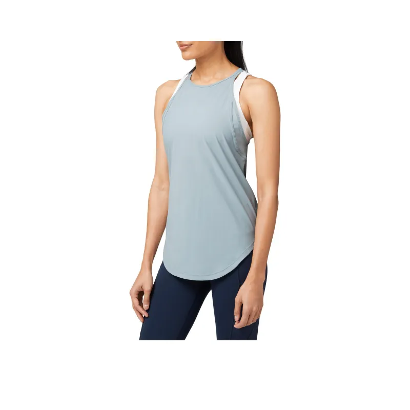 Lululemon Tank Tops Women's Dark Pink Blue-0