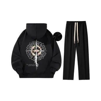 LIGHTNING BEAR Sweatshirt Sets Unisex