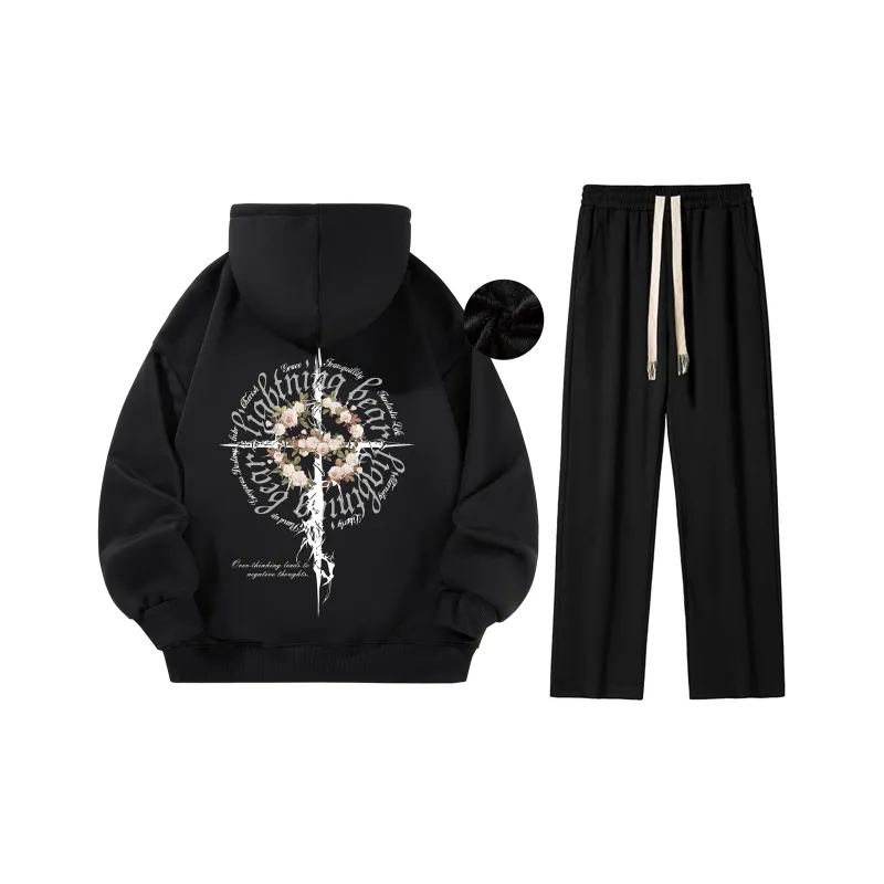 LIGHTNING BEAR Sweatshirt Sets Unisex-0
