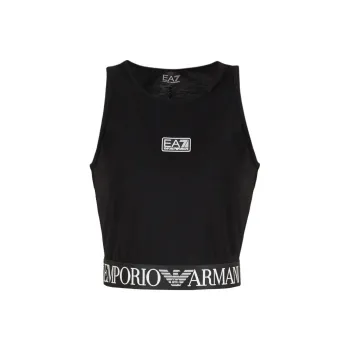 EMPORIO ARMANI EA7 SS24 Tank Top Women's Black