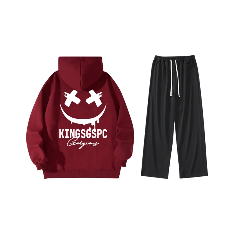 Kingsgspc Sweatshirt Sets Unisex-15