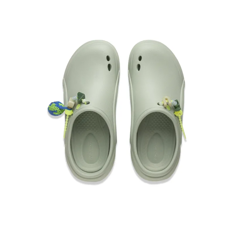 YINGXIONGLIANMENGYONGCHIPAIDUI x LiNing Soft Clogs Unisex Green-3