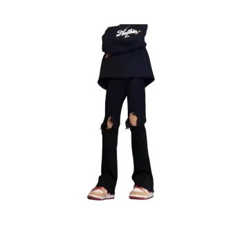 SOCKKEY Jeans Unisex Black