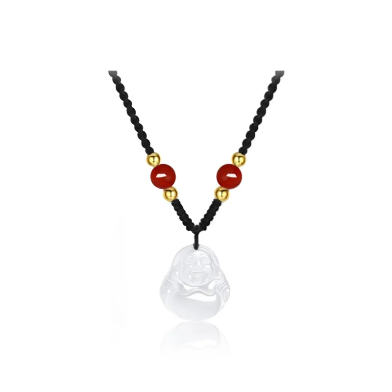 HAPPY BEAN Chalcedony Necklaces Women's-0