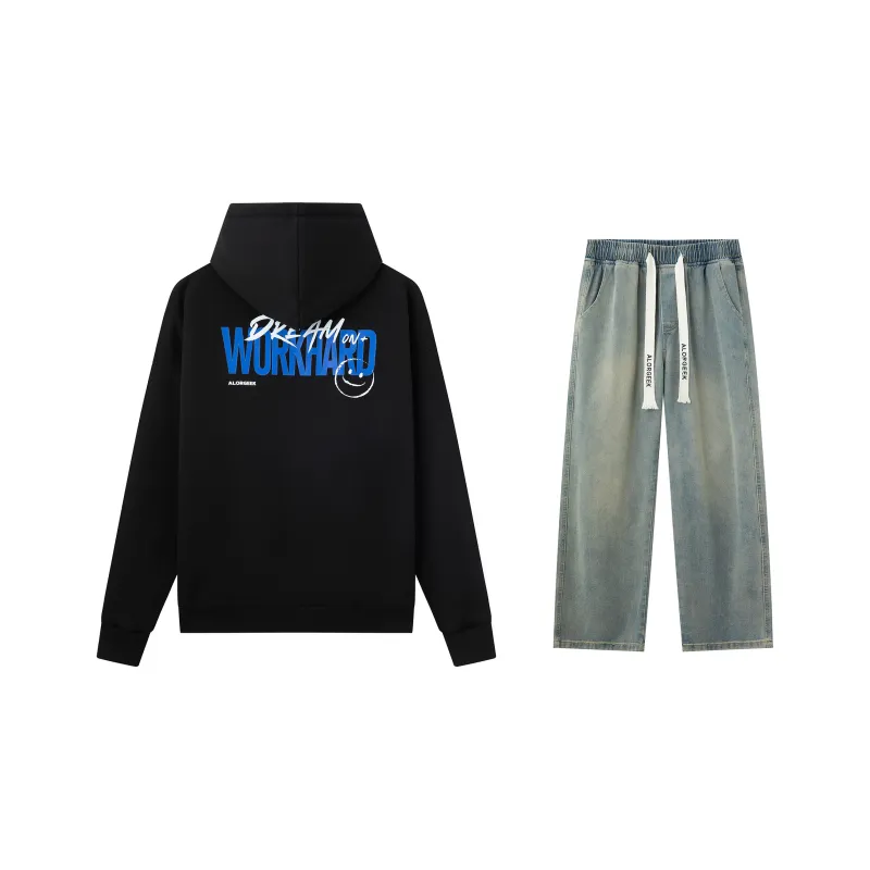 ALORGEEK Sweatshirt Sets Unisex-2