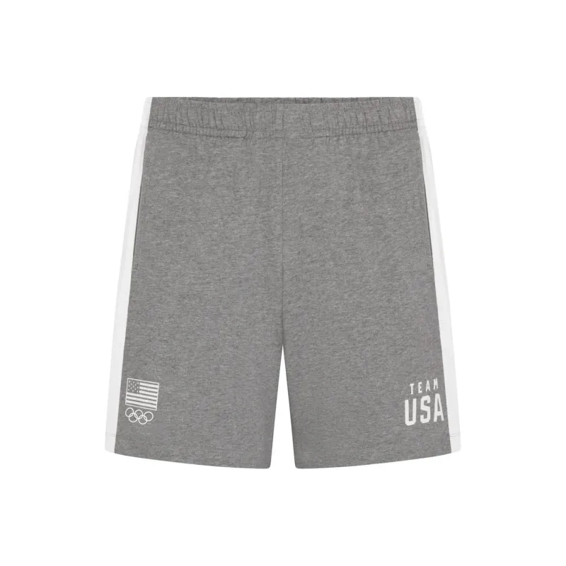 Skims USA Olympic Team Co branded Casual Shorts Men HEATHER GREY/Heather Gray-0