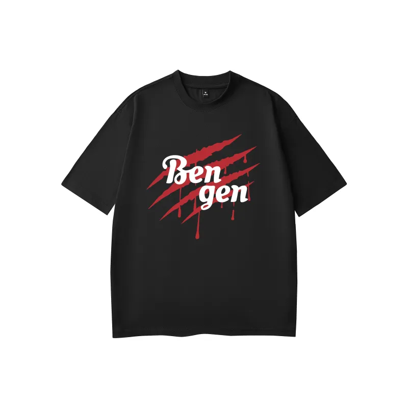 BENGEN Drop Shoulder Sleeve T Shirt Women's-2