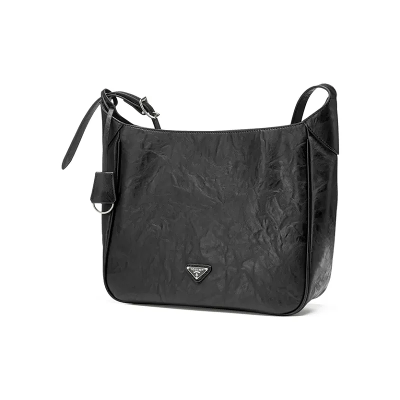 JOSINY Synthetic Leather Shoulder Bag Women's Black/Brown-1
