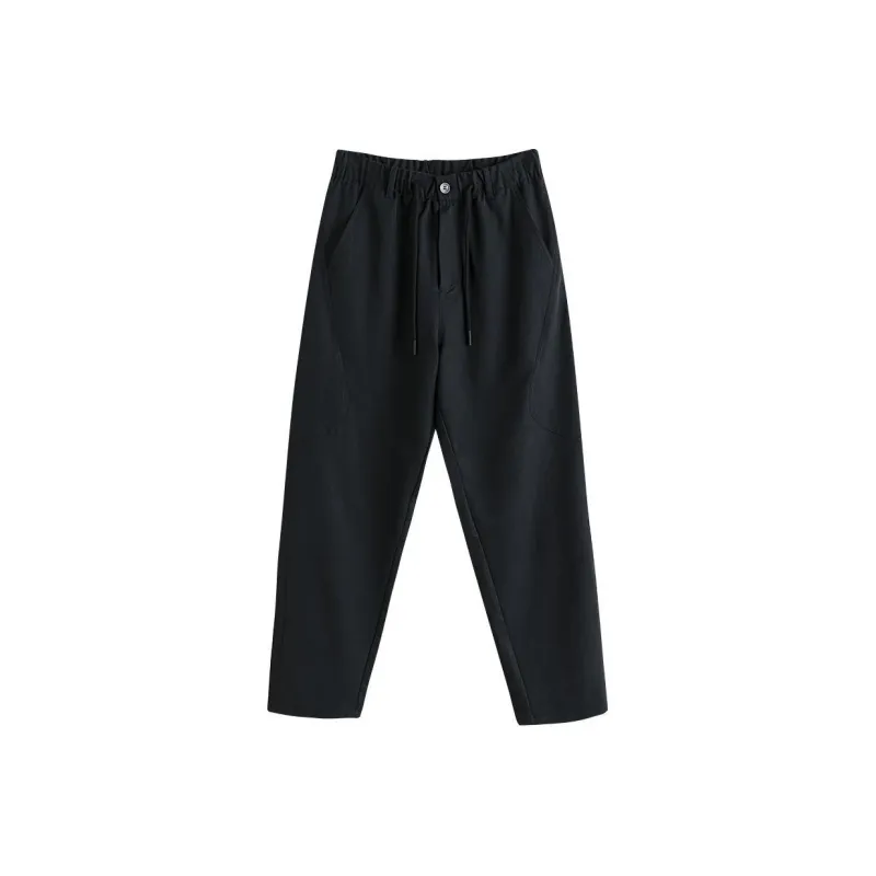 Hacikis Casual Pants Men's Black-0