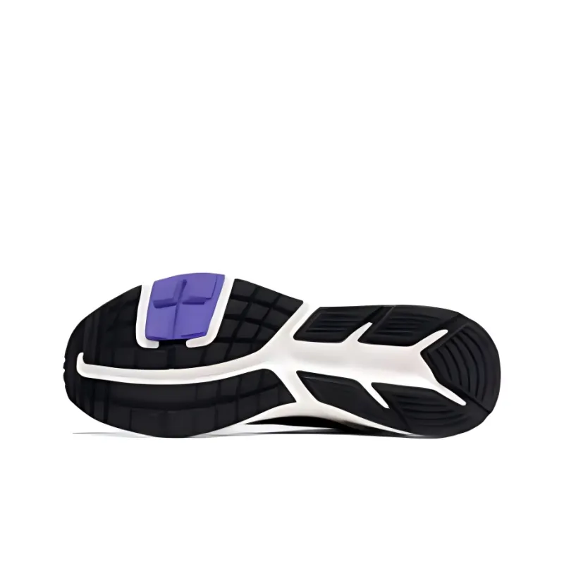 361° Cushioning Slip Resistant Low Top Running Shoes Men's Black Purple-3