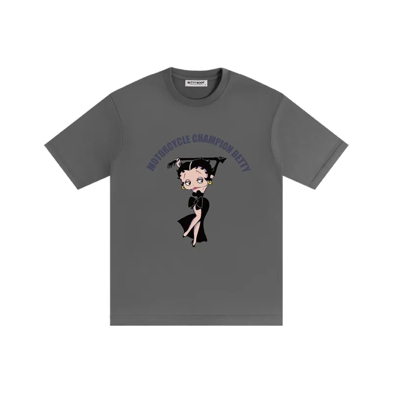 BETTY BOOP Drop Shoulder Sleeve T Shirt Unisex-0