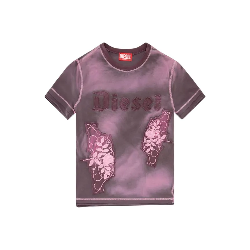 DIESEL T Shirts Women's Purple-0