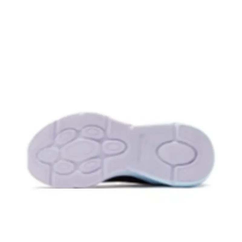 QIAODAN Slip Resistant Low Top Running Shoes Women's Black Purple-4