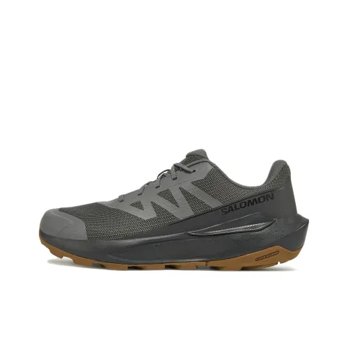 SALOMON Cushioning, Wear Resistant Low Top Hiking Shoes Men's Gray