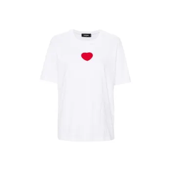 DSQUARED 2 Velvet Heart Easy Fit T Shirt
