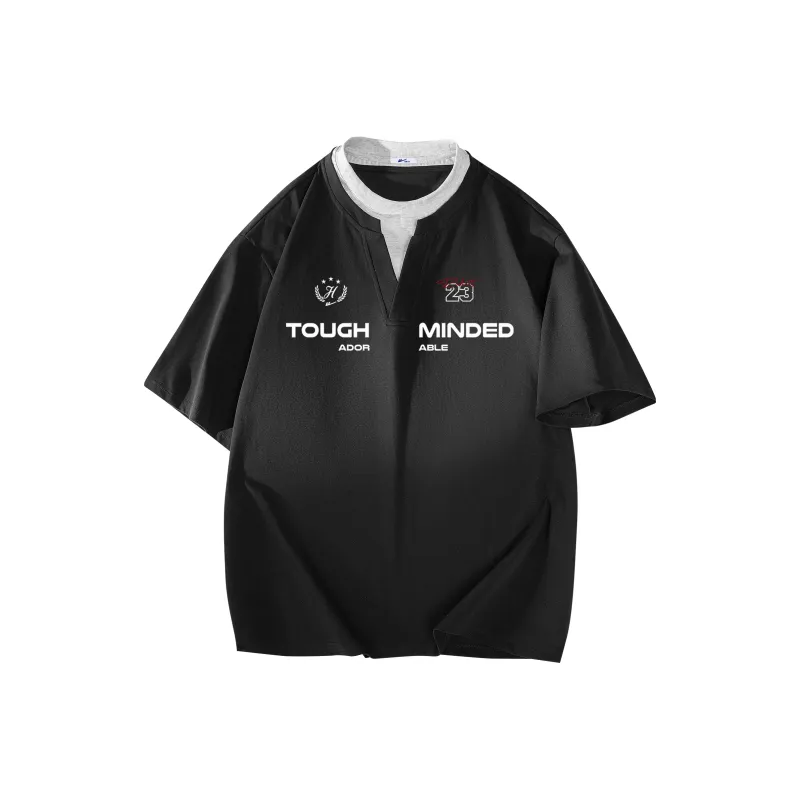Warrior Huichao Riding The Wind Collection Drop Shoulder Sleeve T Shirt Unisex-0